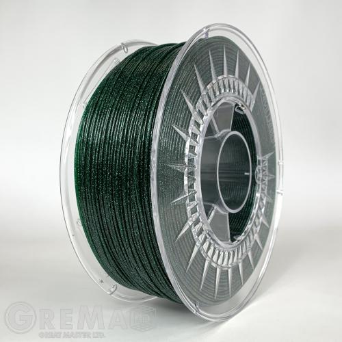 PET - G Devil Design PET-G filament 1.75 mm, 1 kg (2.0 lbs) - galaxy green